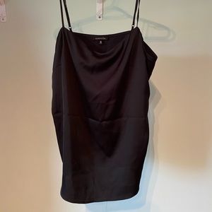 Camisole soie noir dynamite